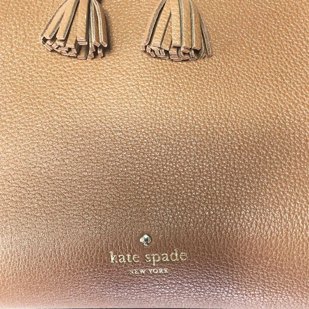 Kate Spade Hayes Street Sam Pebbled Leather Tote Bag - Picture 2 of 9